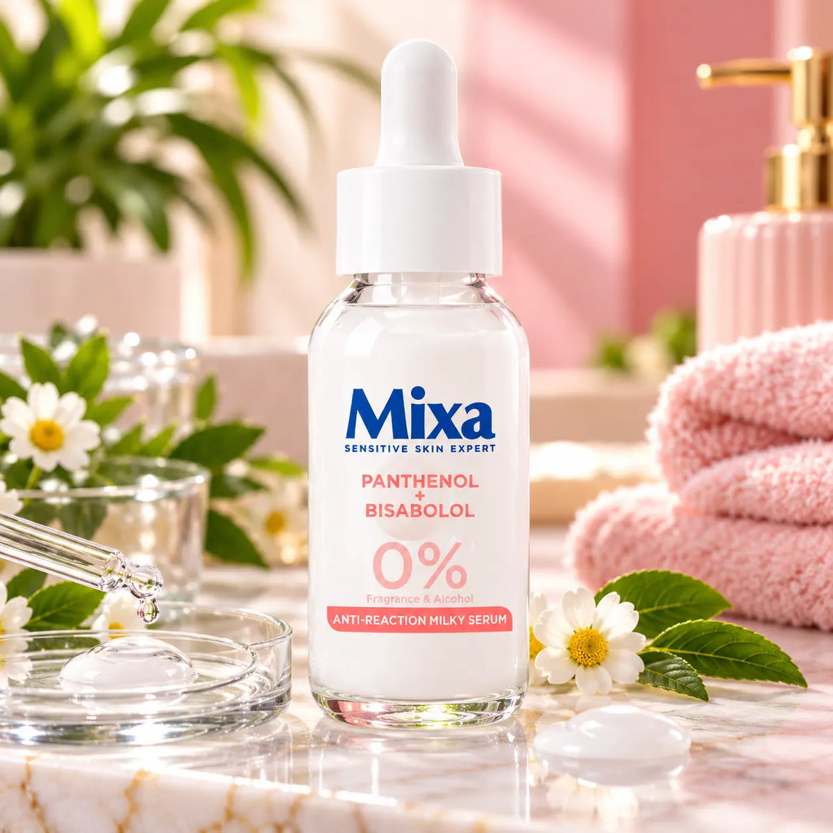 Sérum Apaisant Mixa Anti-Réaction — Panthénol & Bisabolol — 30 ml