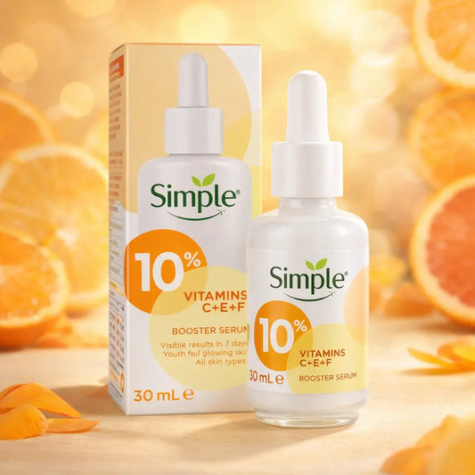 Sérum Booster Éclat Simple 10% Vitamines C+E+F — 30 ml