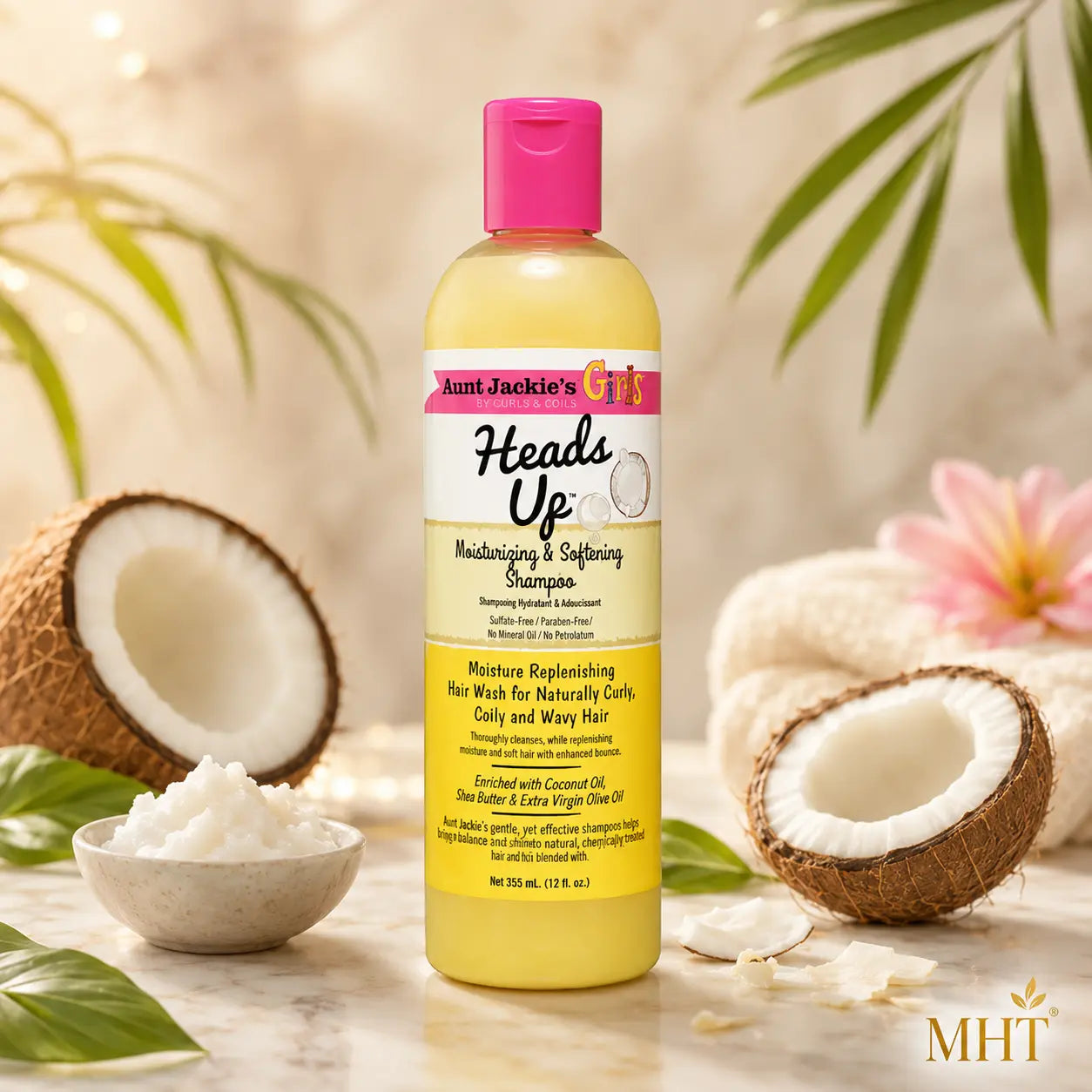 Shampooing Hydratant Enfant Aunt Jackie's Heads Up 355 ml