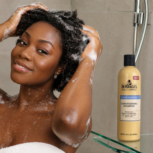 Shampooing Revitalisant Dr. Miracle's Huile d'Olive & Jojoba — 355 ml
