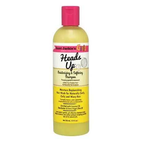 Shampooing hydratant (Heads up) 355ml Enfant AUNT JACKIE'S