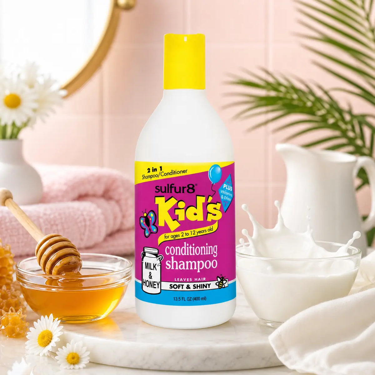Shampooing revitalisant 2-en-1 Sulfur8 Kids enfant — 400 ml
