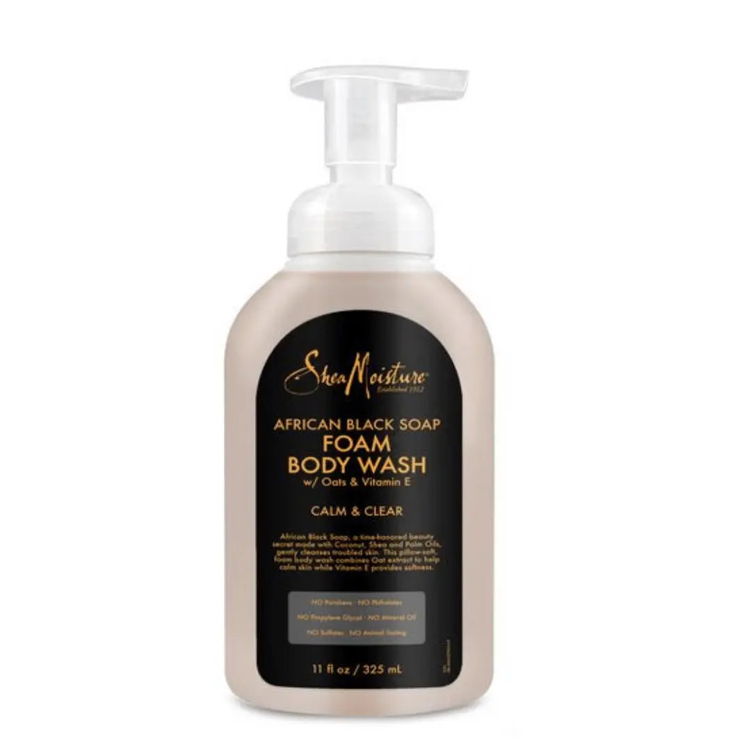 Shea Moisture African Black Soap Mousse Lavant 325 ML SHEA MOISTURE