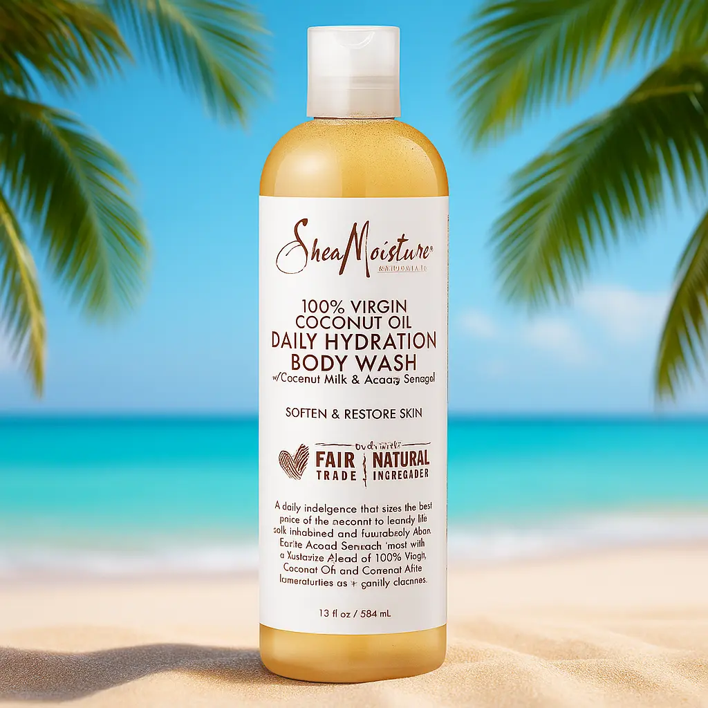 Shea Moisture Gel douche Huile De Coco 100% Vierge  384 Ml SHEA MOISTURE