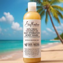 Charger l&#39;image dans la galerie, Shea Moisture Gel douche Huile De Coco 100% Vierge  384 Ml SHEA MOISTURE
