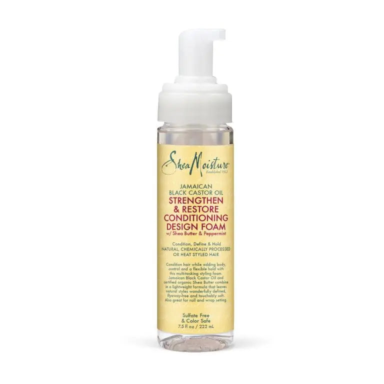 Shea Moisture Mousse coiffante Black Castor Oil 222ml SHEA MOISTURE