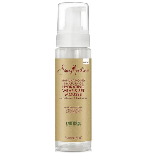 SheaMoisture Enveloppement hydratant et mousse au miel de Manuka et à l'huile de Mafura 222 ML SHEA MOISTURE