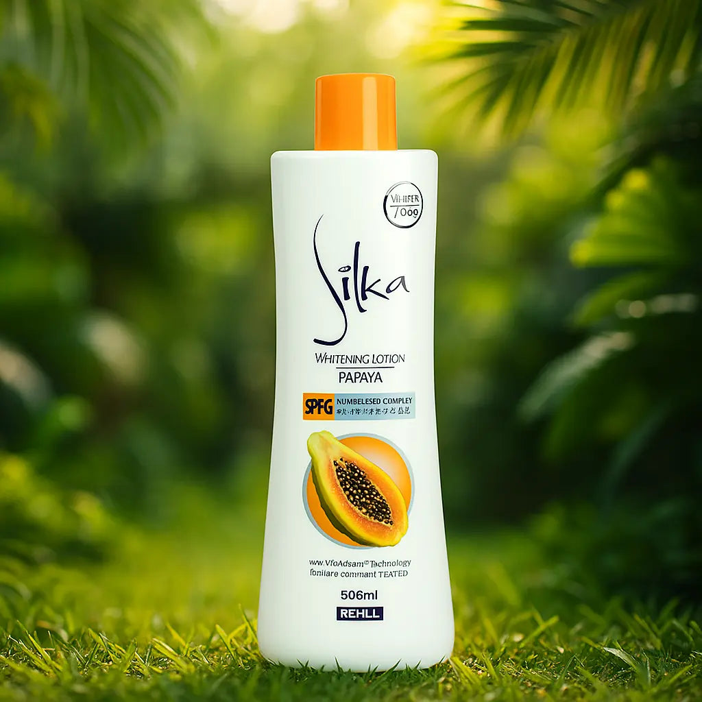 Silka Lotion éclaircissante pour la peau à la papaye 500 Ml SILKA