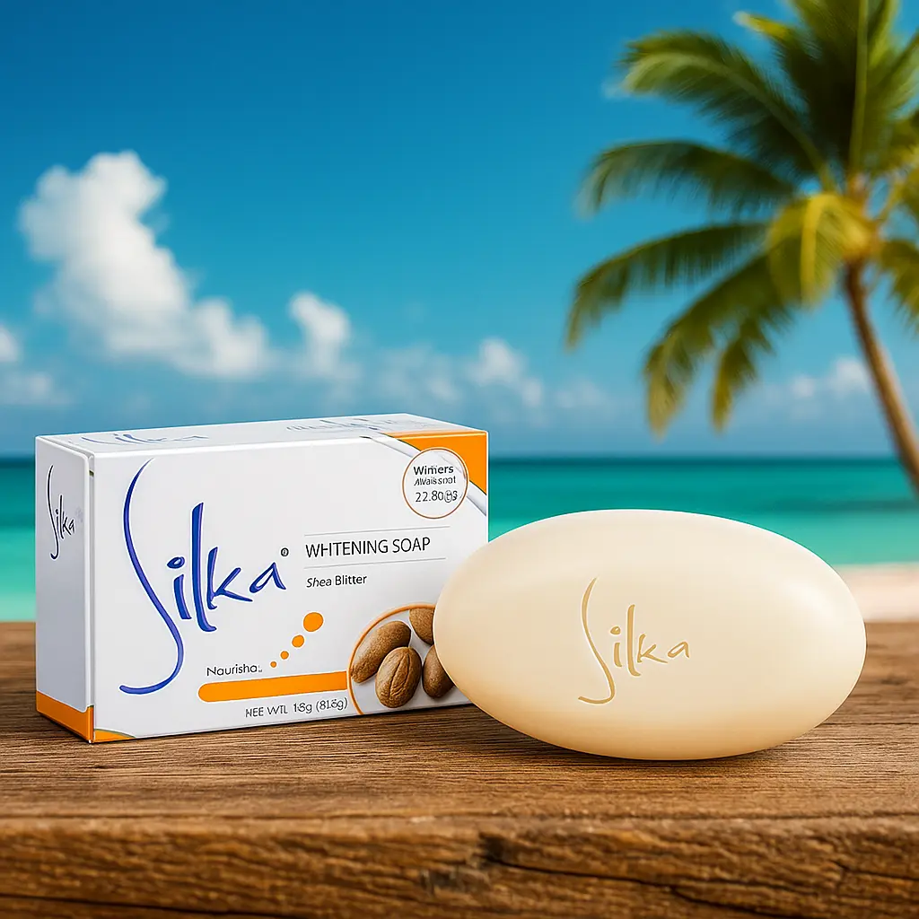 Silka Savon blanchissant au beurre de karité 135g SILKA