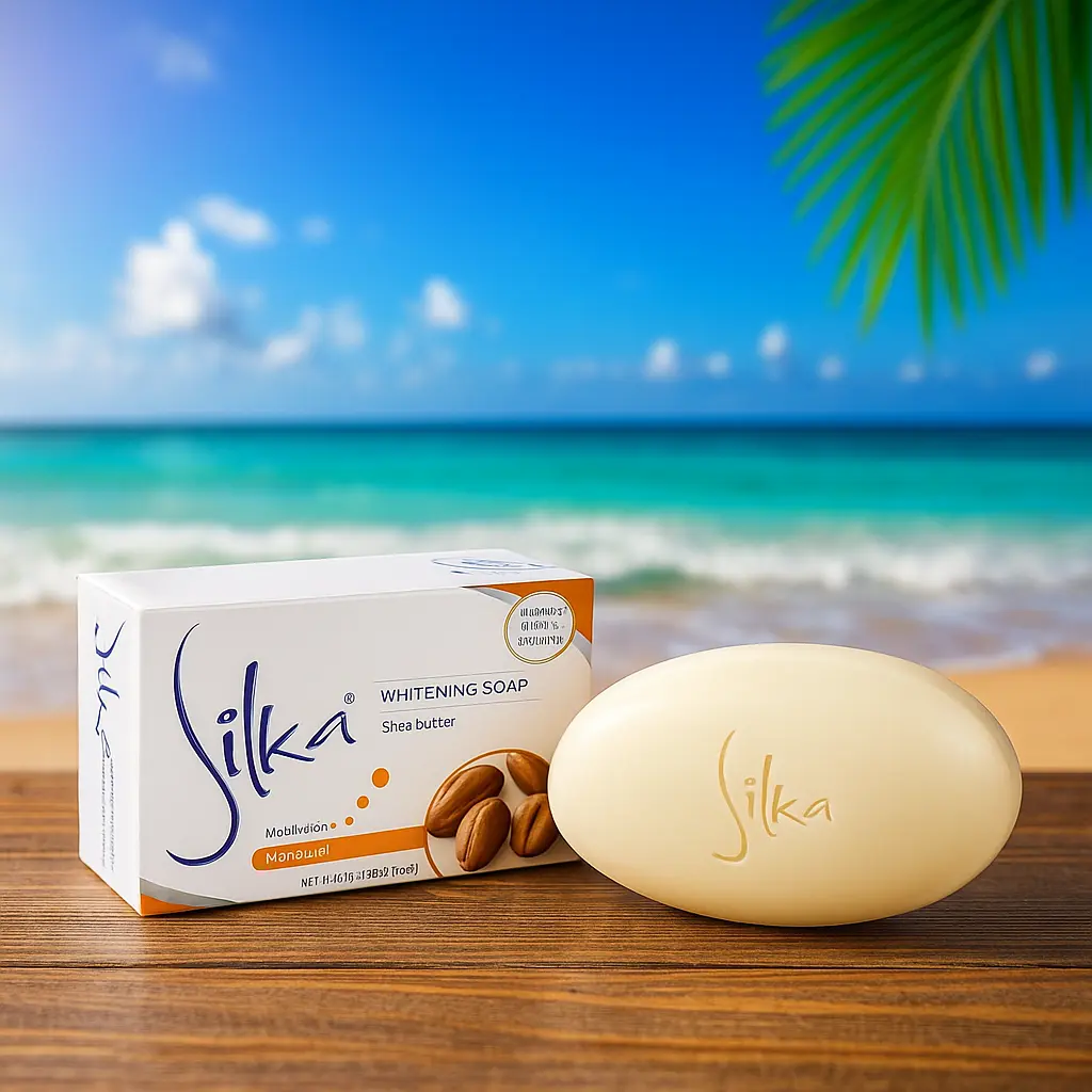 Silka Savon blanchissant au beurre de karité 135g SILKA