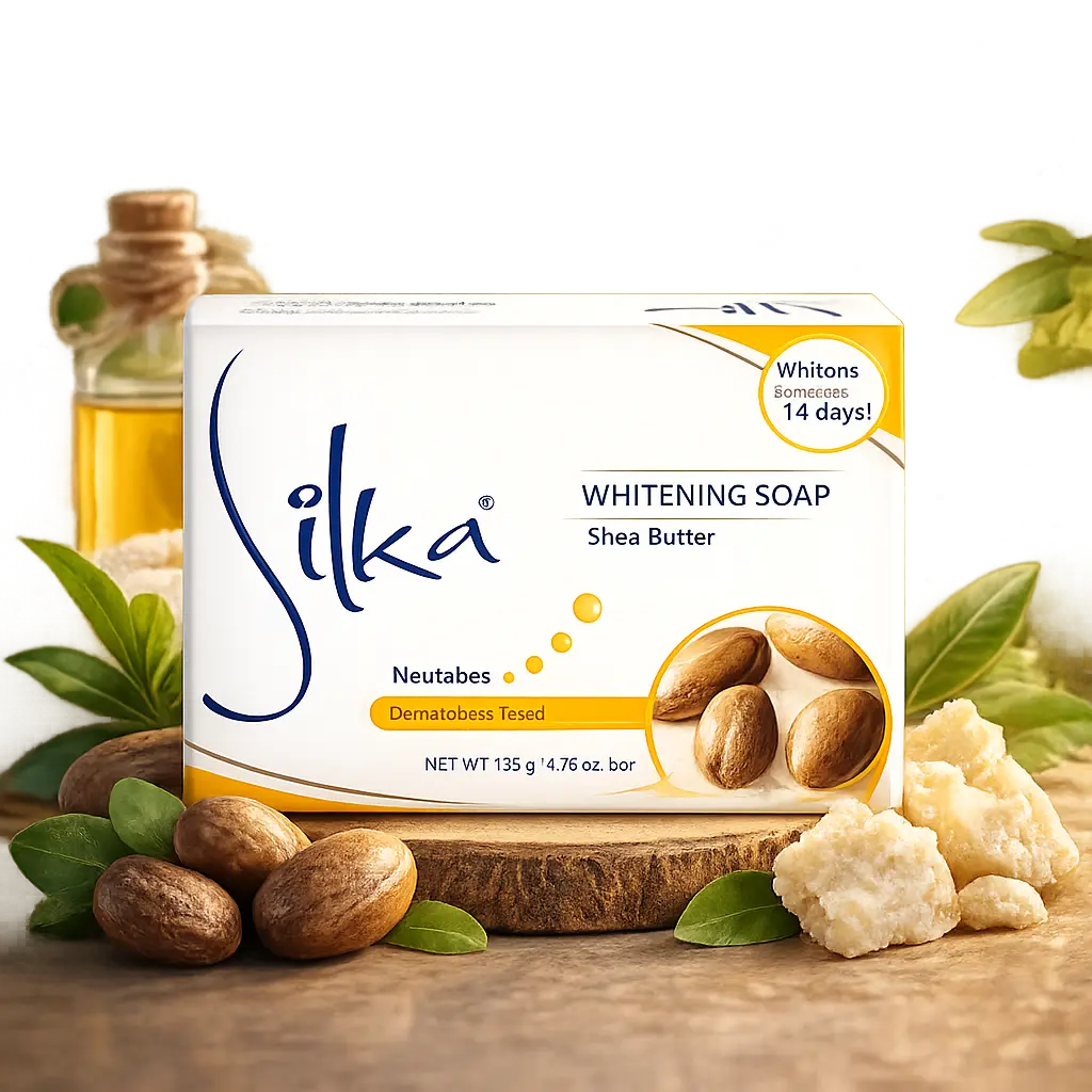 Savon Éclaircissant Silka Beurre de Karité — 135 g