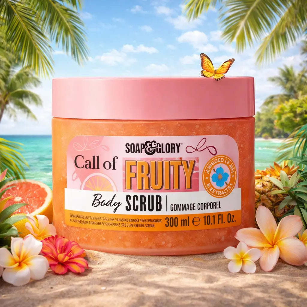 Soap & amp; Glory – Call of Fruity Body Scrub  Gommage Corporel Exfoliant et Hydratant – 300 ml Soap & Glory
