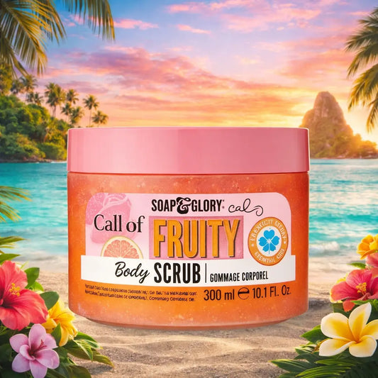 Soap & amp; Glory – Call of Fruity Body Scrub  Gommage Corporel Exfoliant et Hydratant – 300 ml Soap & Glory