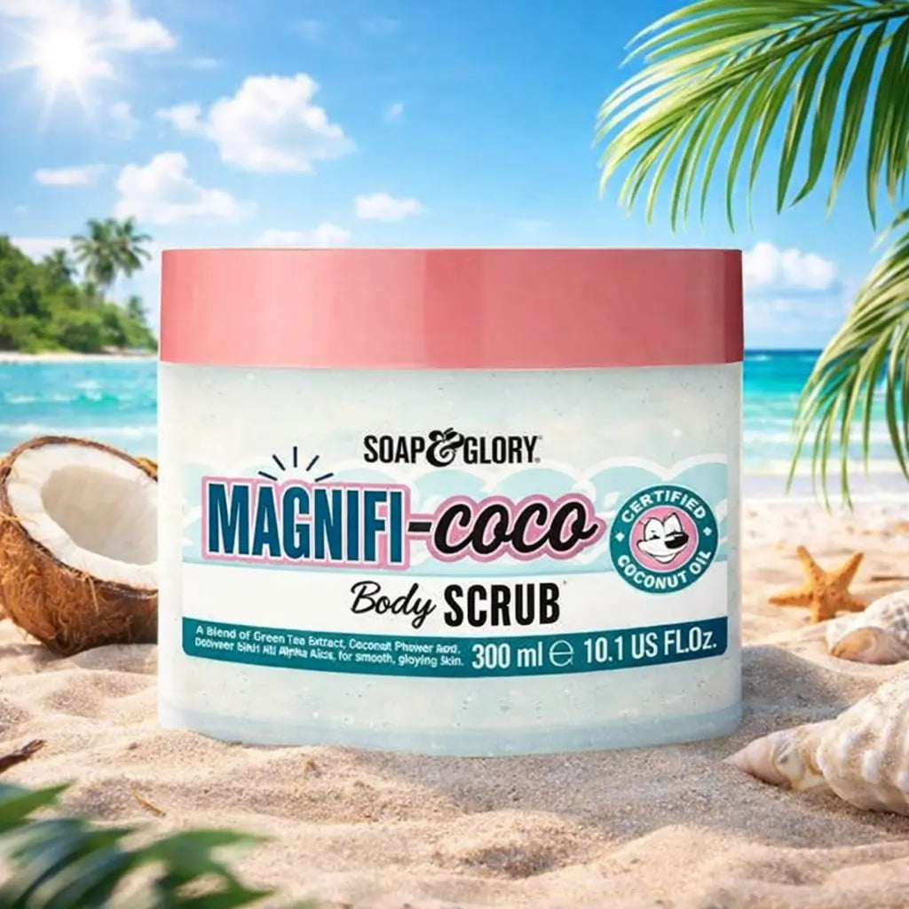 Soap &amp; Glory – Magnifi-Coco Body Scrub  Gommage Corporel Exfoliant à la Noix de Coco – 300 ml Soap & Glory
