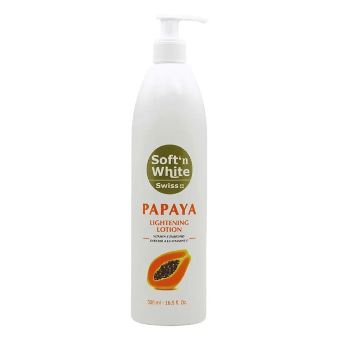 Soft n White Swiss Papaye Lotion Clarifiant 500 ml SWISS SOFT'N WHITE