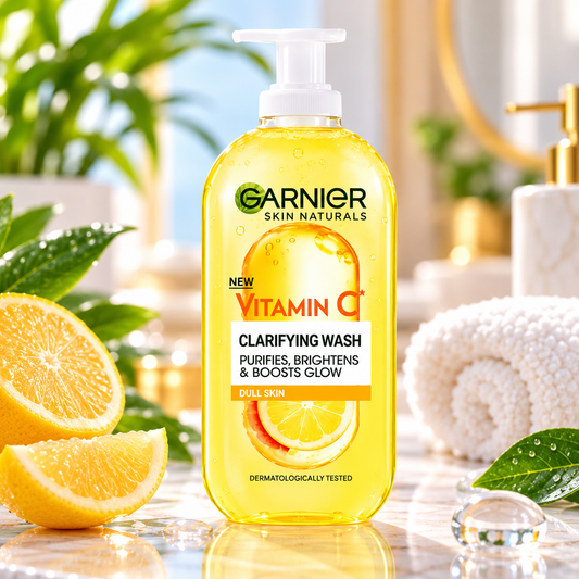 Gel Nettoyant Visage Garnier Vitamine C — Éclat — 200 ml