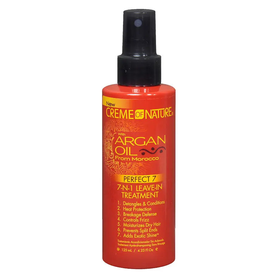 Spray leave in treatment  perfect 7en 1 a base huile Argan 125 ML CREME OF NATURE