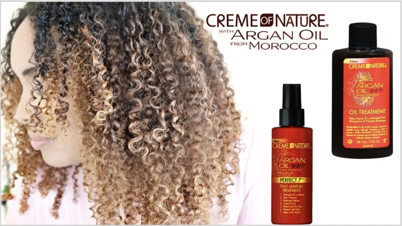 Spray leave in treatment  perfect 7en 1 a base huile Argan 125 ML CREME OF NATURE
