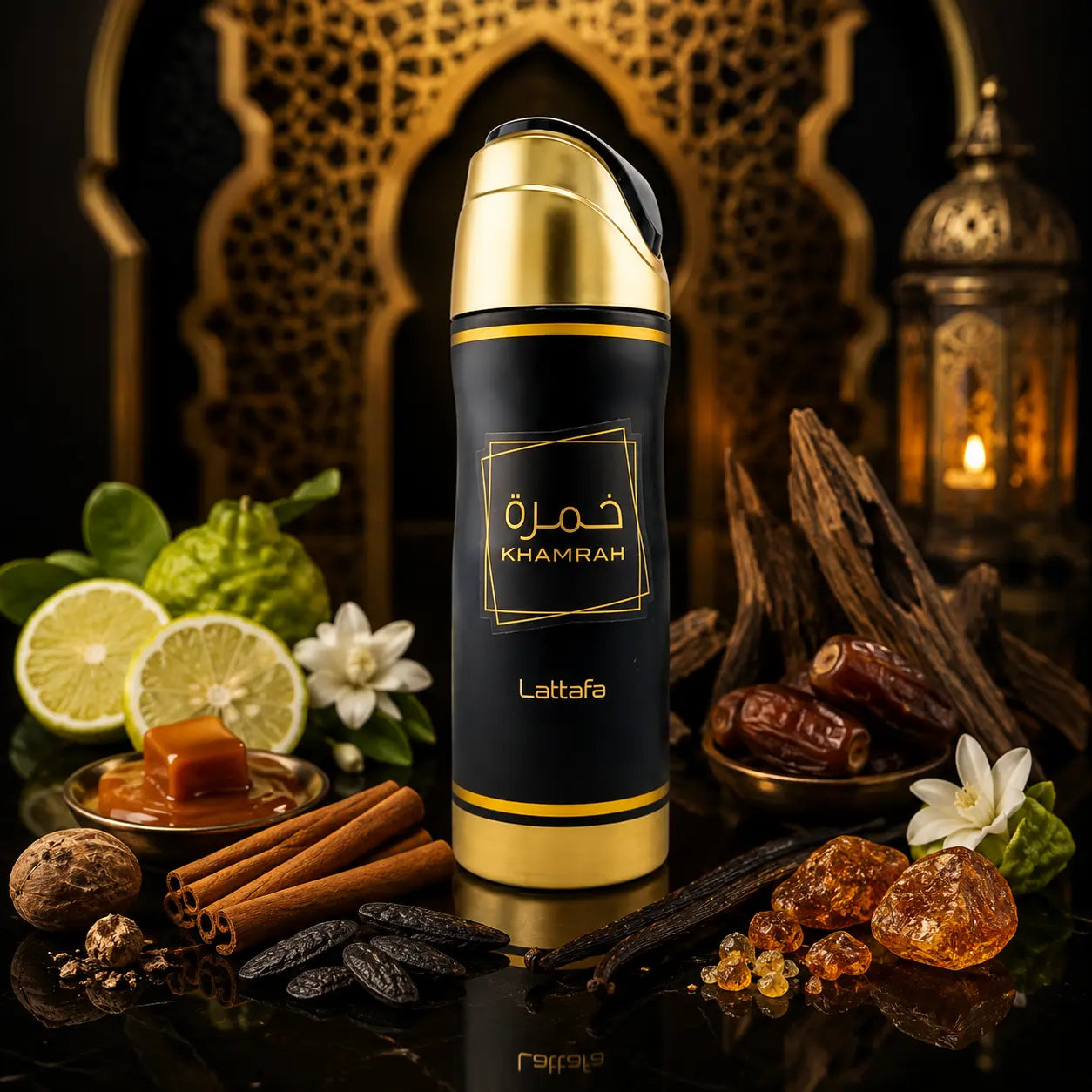 Spray parfumé corps Lattafa Khamrah — 200 ml