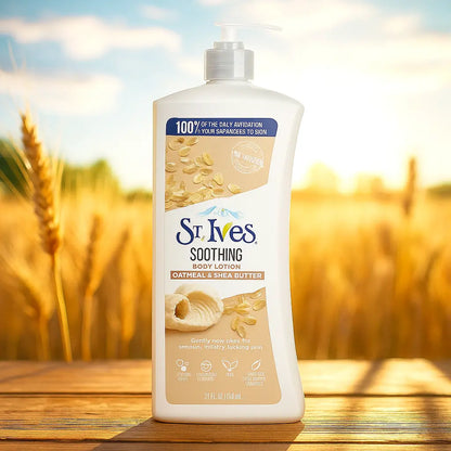 Lait Corps St. Ives Avoine & Beurre de Karité — 630 ml