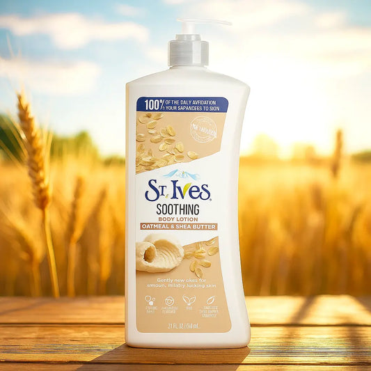 St Ives Lotion hydratante pour peau sèche, à l'avoine et au beurre de karité, 630 ml ST IVES