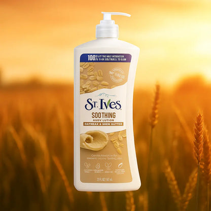 St Ives Lotion hydratante pour peau sèche, à l'avoine et au beurre de karité, 630 ml ST IVES