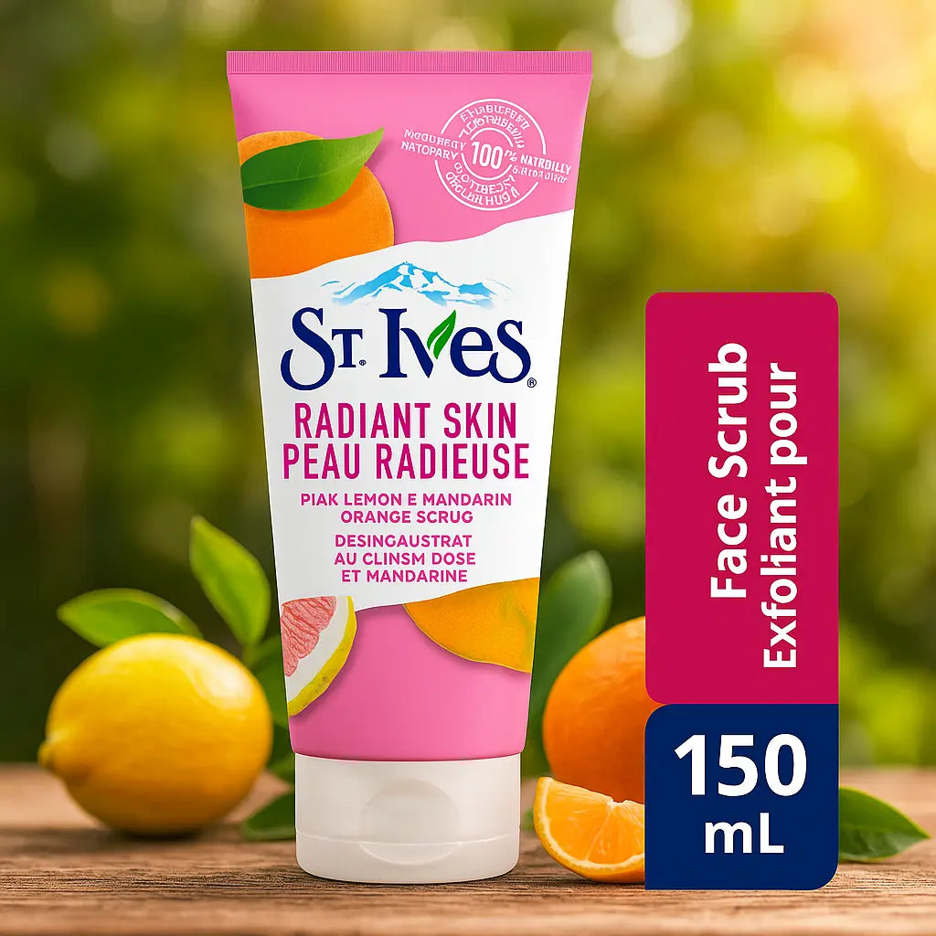 St.Ives Radiant Skin Gommage au citron rose et mandarine (150ml) ST IVES