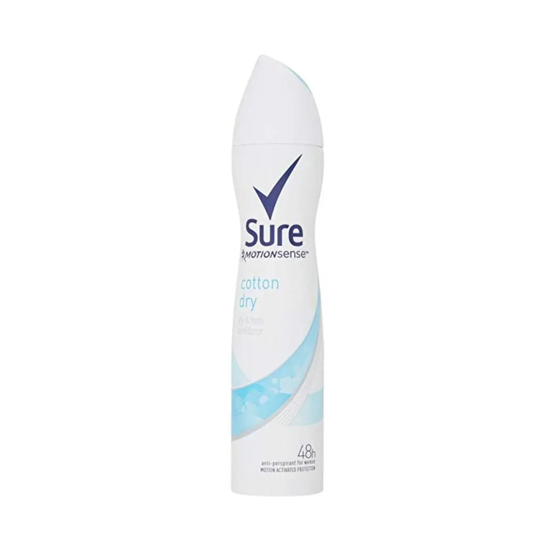 Sure Spray Déodorant Anti-Transpirant Cotton Dry 250 Ml SURE