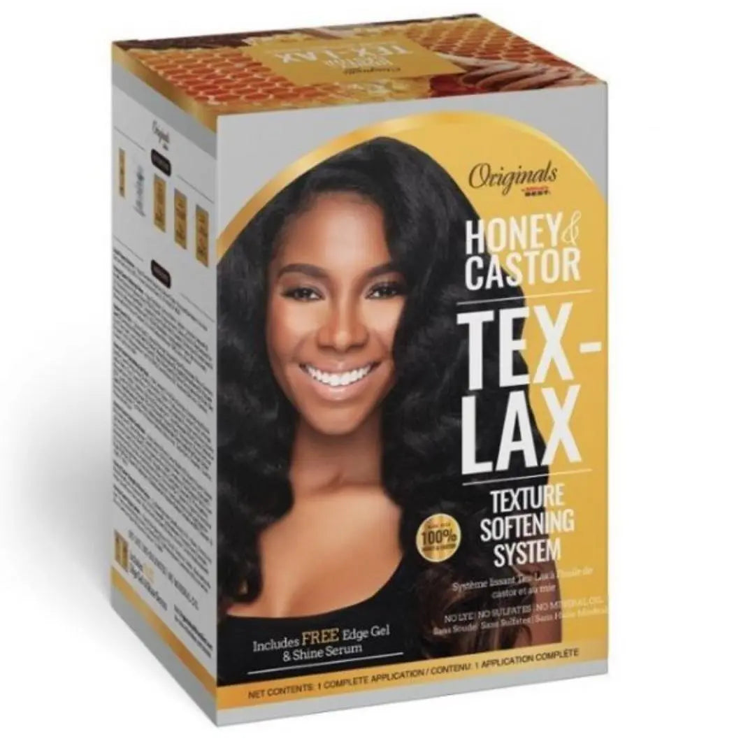 Système lissant HUILE DE RICIN & MIEL (Tex-Lax) AFRICA'S BEST