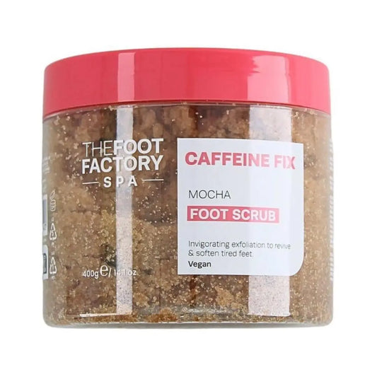 The Foot Factory Gommage pour les pieds à la caféine et au moka - 400 g Face Facts