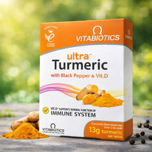 Charger l'image dans la galerie, Complément Curcuma Vitabiotics Ultra Turmeric + Poivre Noir &amp; Vitamine D