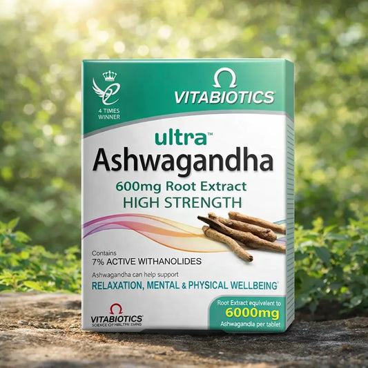 Complément Ashwagandha Vitabiotics Ultra — 600 mg