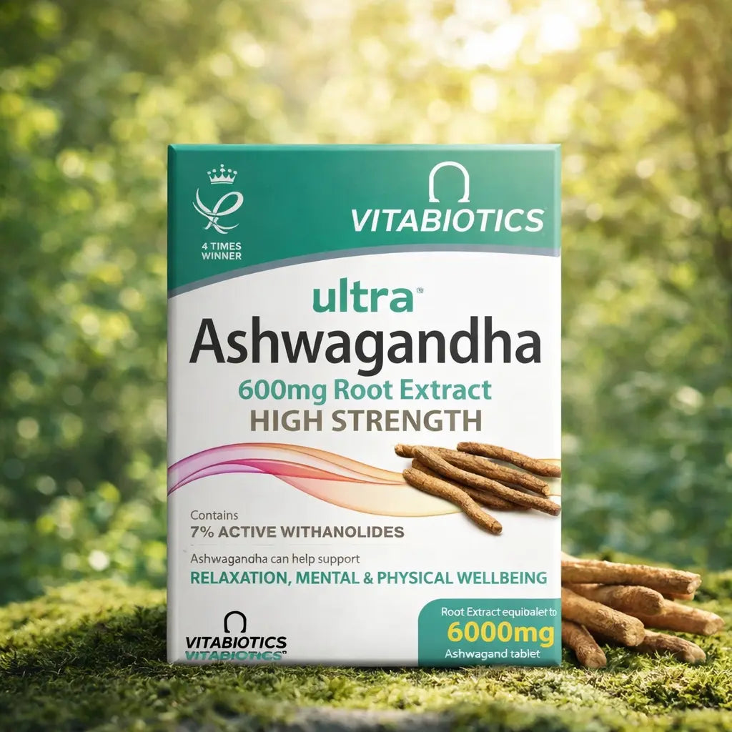 Complément Ashwagandha Vitabiotics Ultra — 600 mg