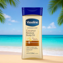 Charger l&#39;image dans la galerie, Vaseline Coconut Restore Huile Corporelle 200 Ml VASELINE
