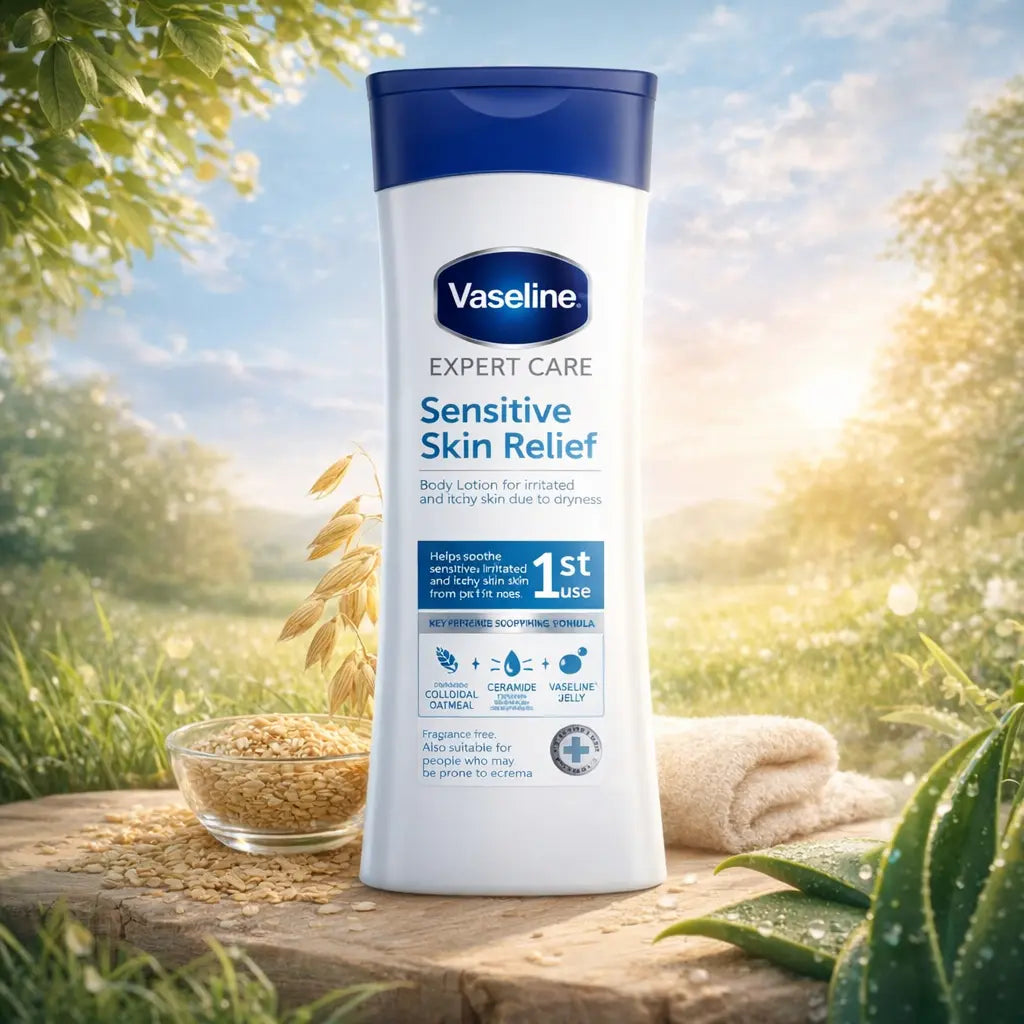 Lait Corps Vaseline Expert Care Peaux Sensibles — 400 ml
