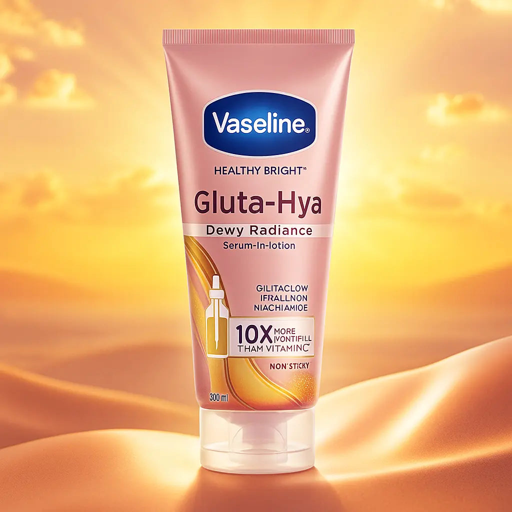 Vaseline Gluta-Hya Dewy Radiance Serum Lotion Burst 200 ml NEW VASELINE