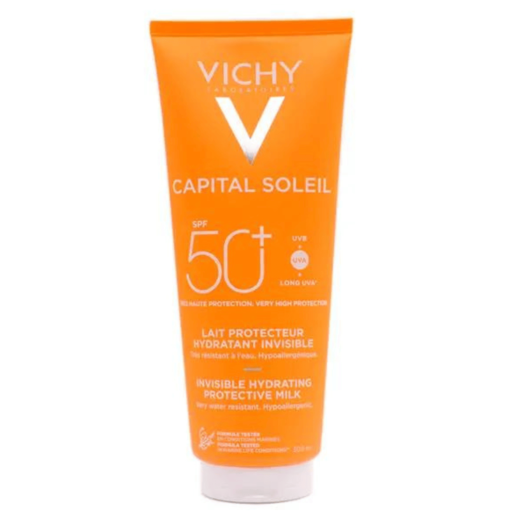 Vichy Ideal Soleil Lait Protecteur Hydratant Invisible SPF 50+ Visage & Corps 300 ml VICHY