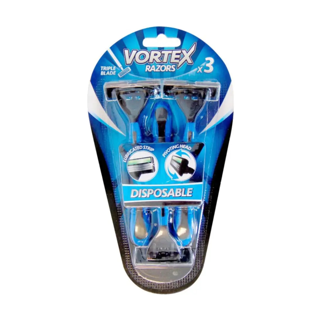 Vortex Lot de 3 Rasoirs jetables à triple lame AX5