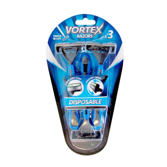 Vortex Lot de 3 Rasoirs jetables à triple lame AX5