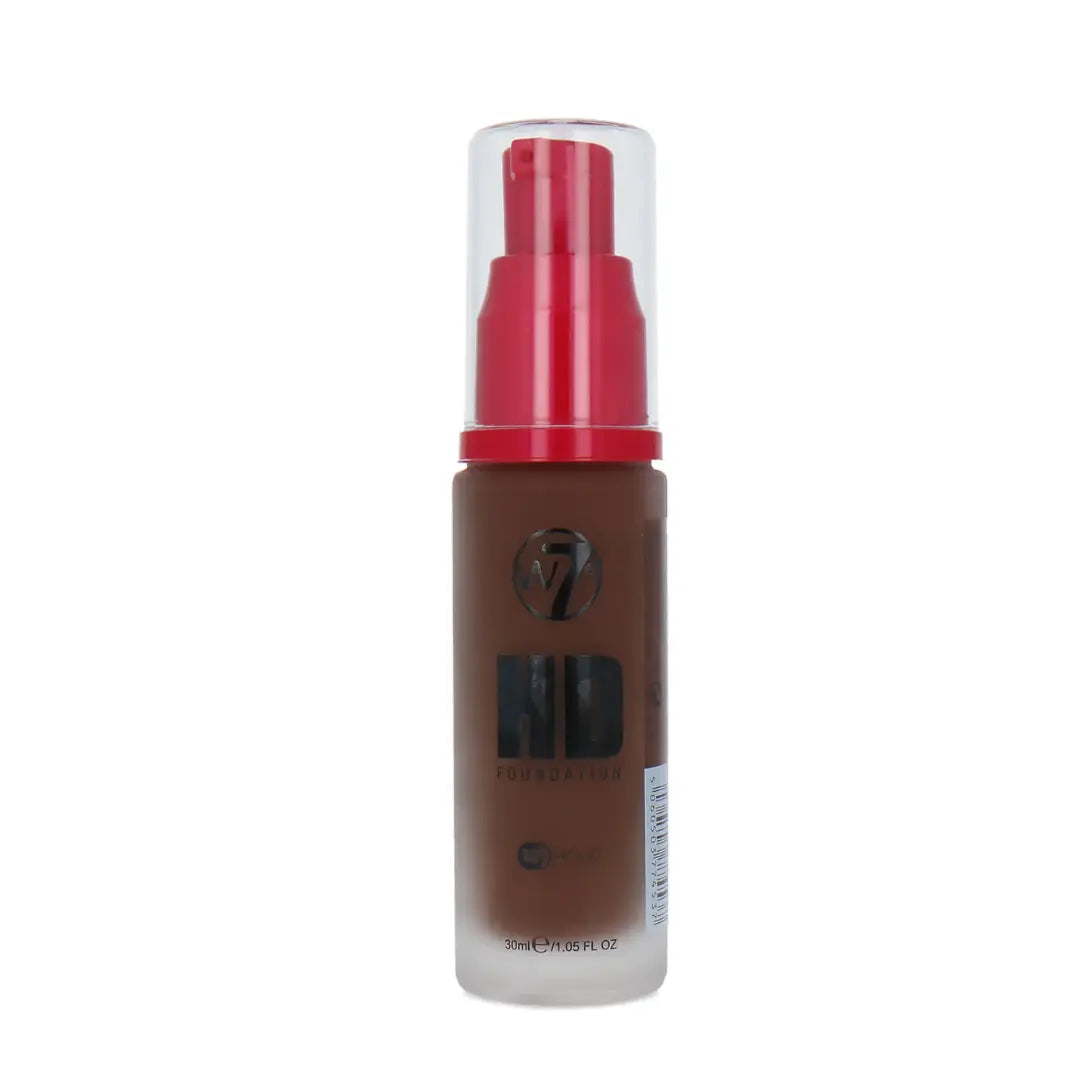 W7 Fond de teint 12 heures HD ultra lisse à couvrance 70% Cocoa 30Ml ELF