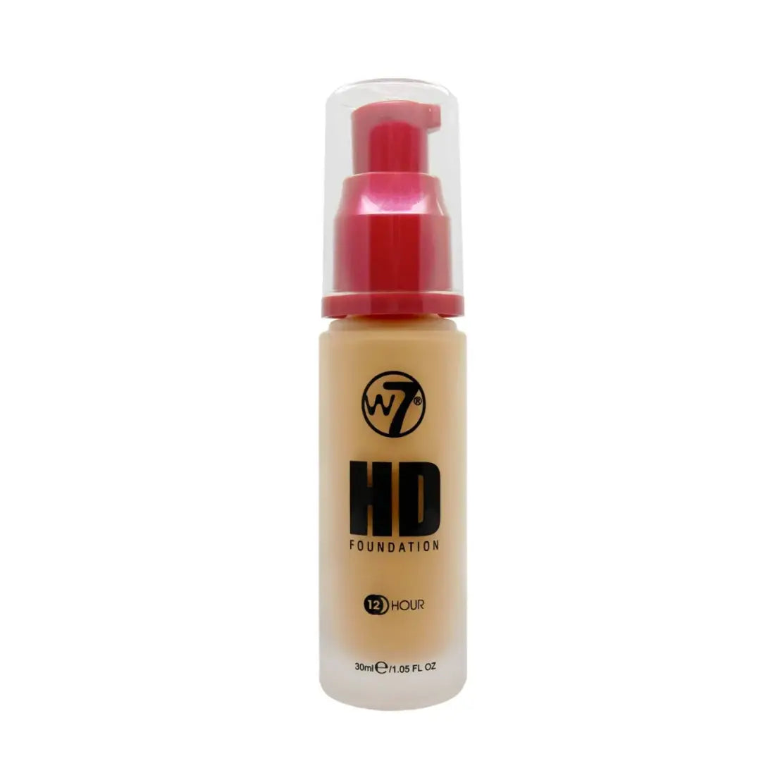 W7 Fond de teint 12 heures HD ultra lisse à couvrance Suede 30Ml ELF