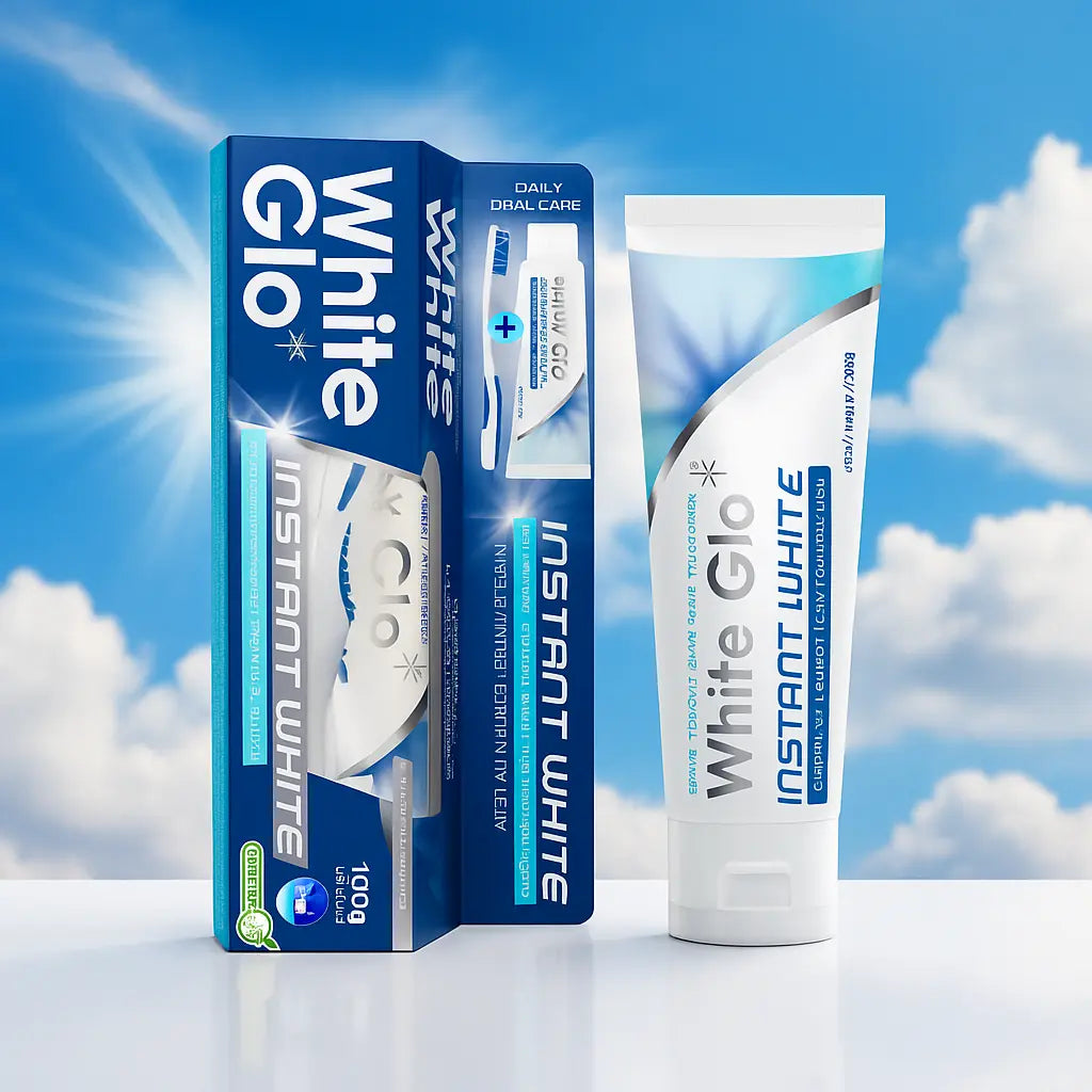 White Glo Dentifrice Blanc Instantané 150g WHITE GLO