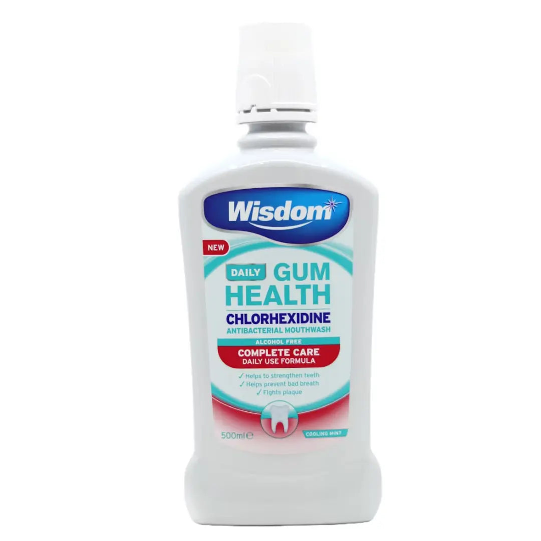 Wisdom Bain de bouche sans alcool Daily Gum Health 500 ml WISDOM