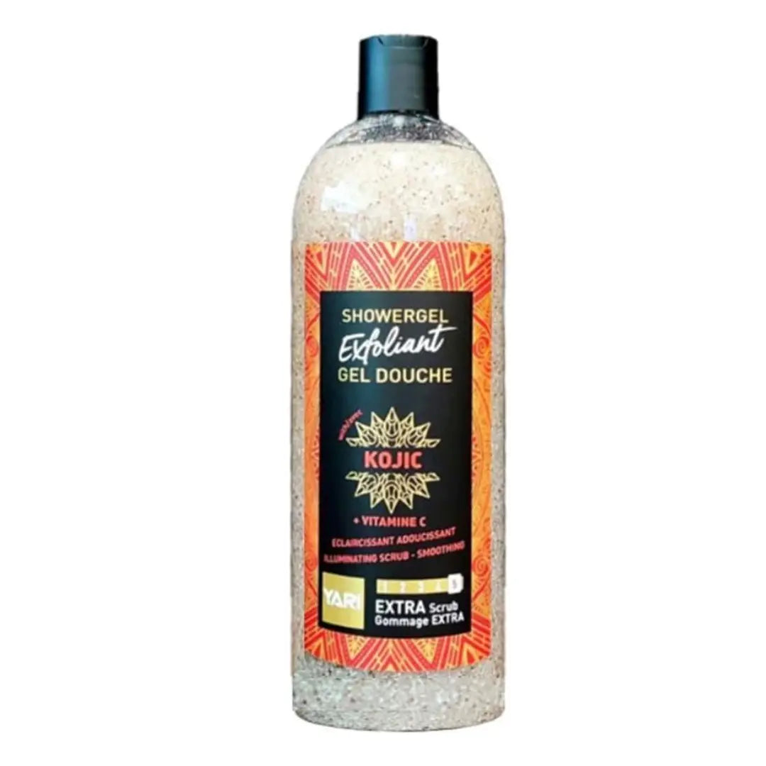 Gel Douche Exfoliant Blanchissant 1000 ML - Acide Hyaluronique, Collagène, Neuf