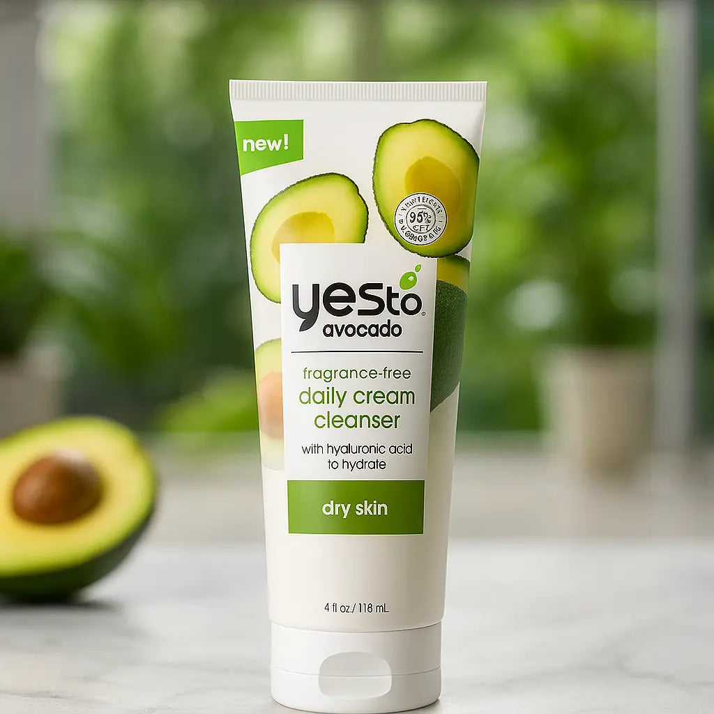 Yes To Avocado – Crème nettoyante quotidienne sans parfum (118 ml) YES TO AVOCADO