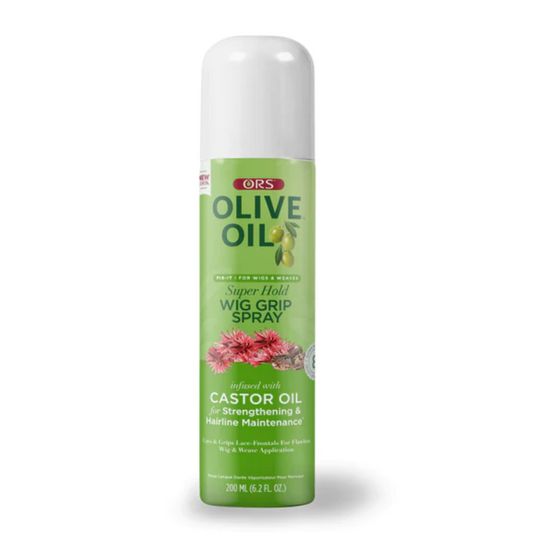 0 Ors Olive Oil Fix-it Super Hold Wig Grip a l'huile de ricin 200 Ml ORS