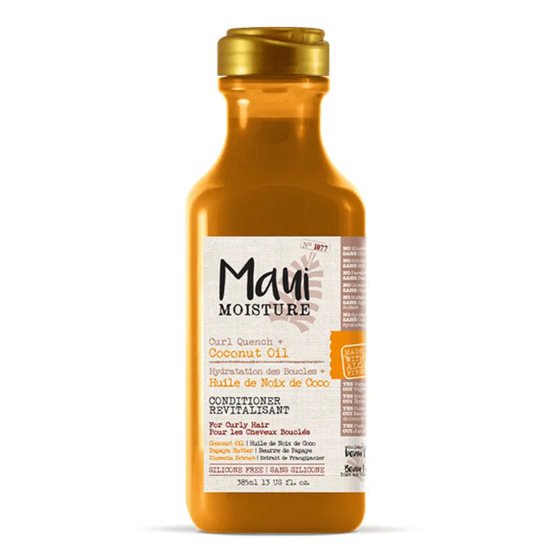 1 Maui Apres Shampoing Hydratation des boucles   +  Huile de noix De Coco Revitalisant 385 ML MAUI