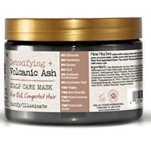 Charger l&#39;image dans la galerie, 1.0 Maui Moisture Masque de soin du cuir chevelu détoxifiant aux cendres volcaniques, noix de coco, 340g MAUI
