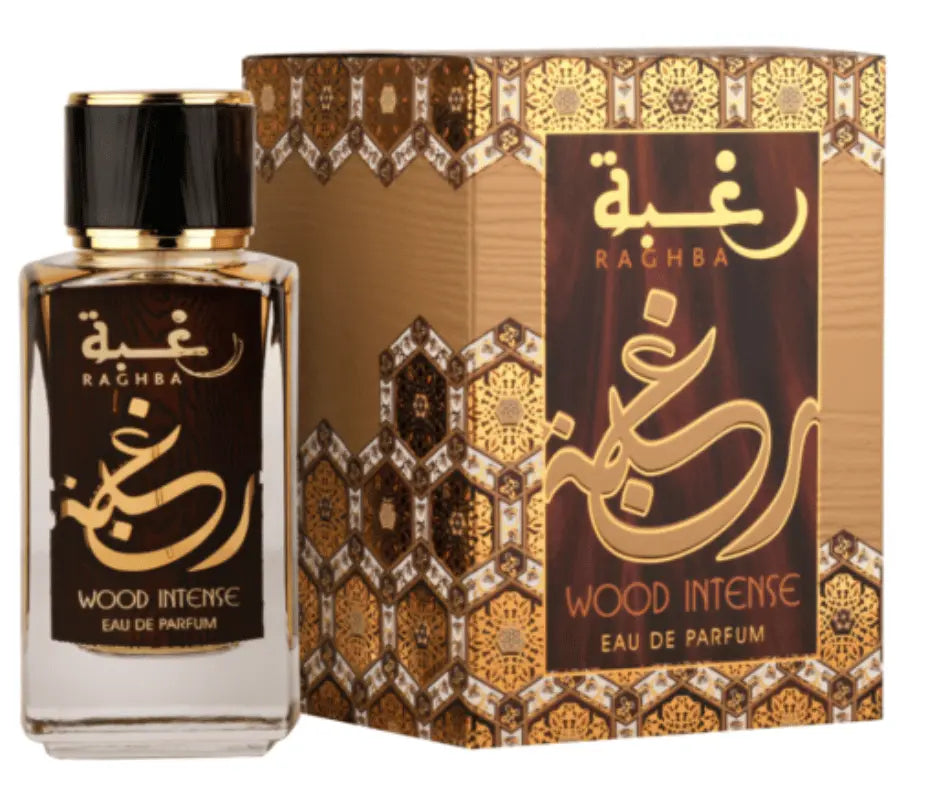 1.2 Raghba Wood Intense (Unisex 100ml EDP) Lattafa LATTAFA