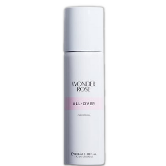 10. Zara Wonder Rose pour Femme Eau de Cologne 100 Ml Zara